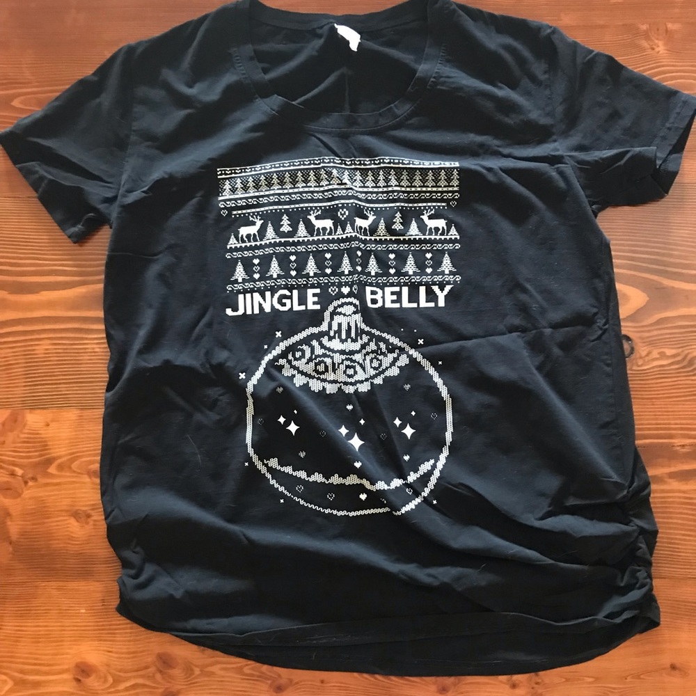 Maternity “jingle Belly” T-shirt